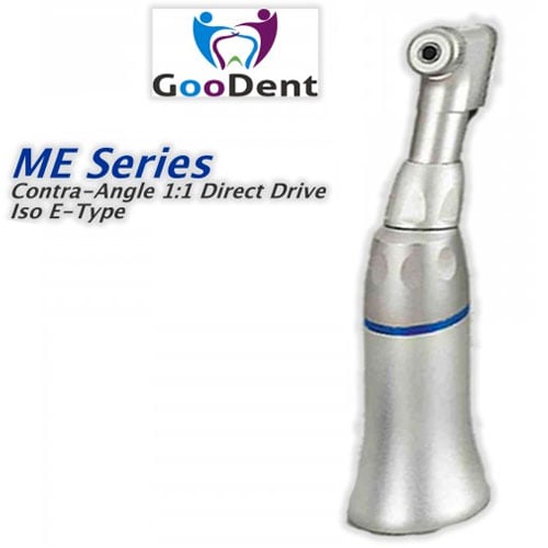 GooDent Contra-Angle 1:1 Direct Drive ISO E-Type External Water Spray Handpiece
