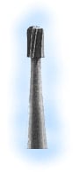 House Brand FG #331 SS (Short Shank) Pear Shaped Carbide Bur, Pack of 10
