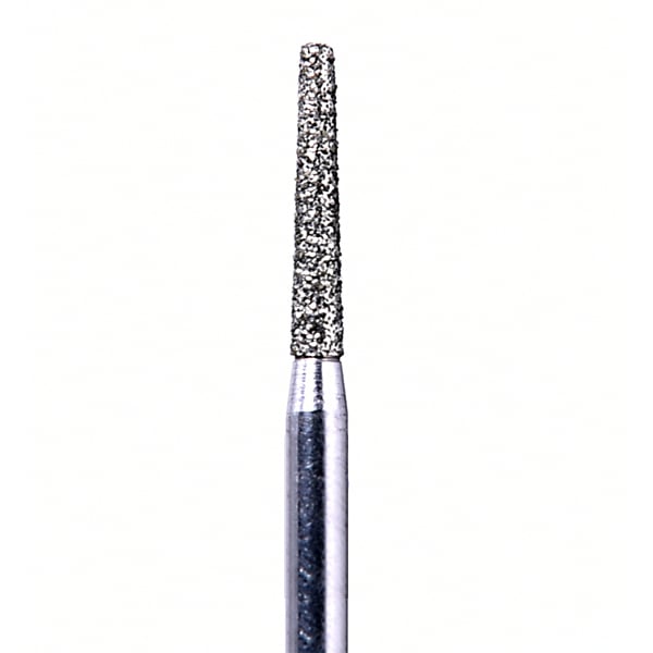 House Brand FG 847.014M Flat End Taper, Medium Grit Diamond Burs, 10/Pk