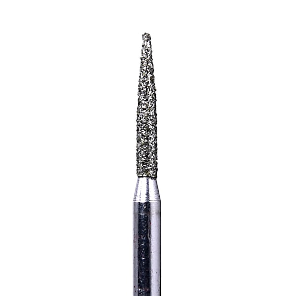House Brand FG 862.012M Flame Shaped, Medium Grit Diamond Burs, 10/Pk