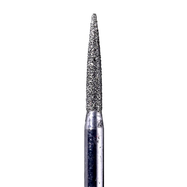 House Brand FG 862.014F Flame Shaped Fine Grit Diamond Burs, 10/Pk