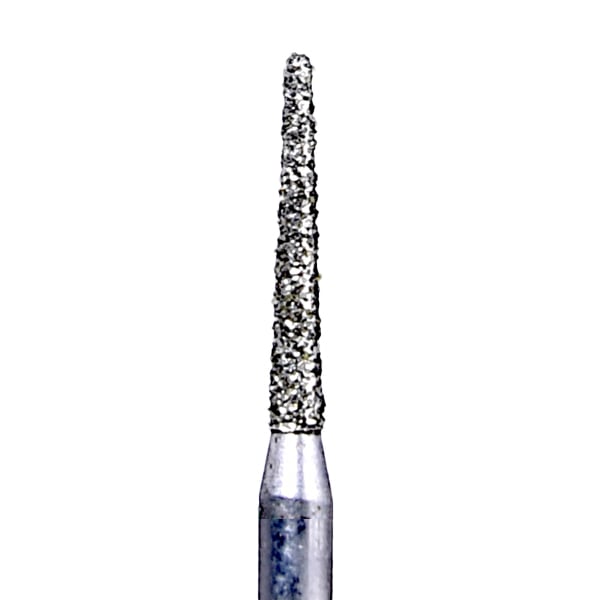House Brand FG 878.012C Cylinder Beveled End, Coarse Grit Diamond Burs, 10/Pk
