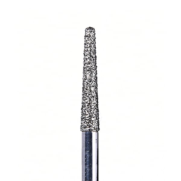 House Brand FG 856L.018C Round End Taper, Coarse Grit Diamond Burs, 10/Pk