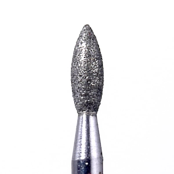 House Brand FG 368.018F Football Shaped Fine Grit Diamond Bur, 10/Pk