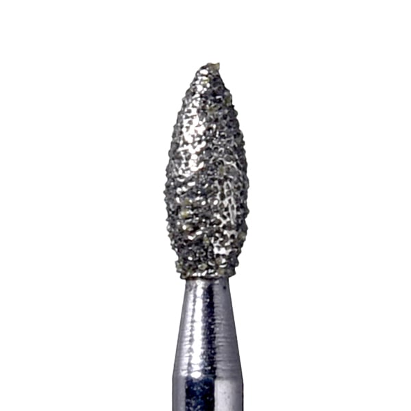 House Brand FG 368.018SC Football Shaped Diamond Bur, Super Coarse Grit, 10/Pk