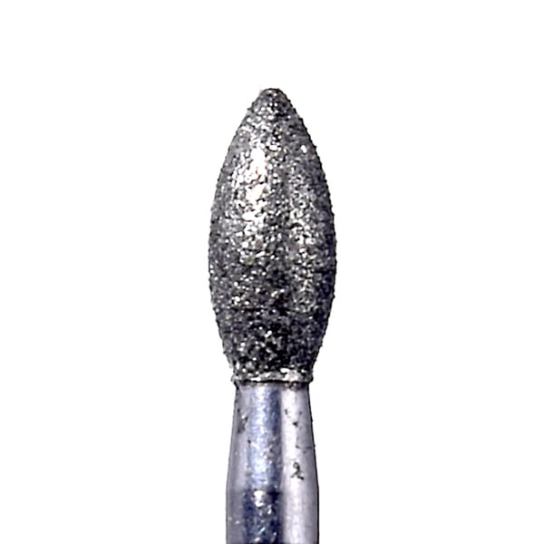 House Brand FG 368.023F Football Shaped Fine Grit Diamond Bur, 10/Pk