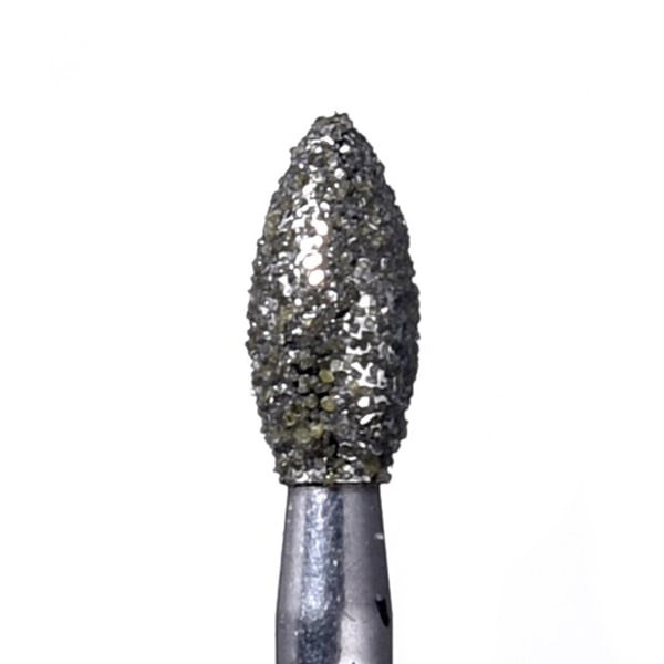House Brand FG 368.023SC Football Shaped Diamond Bur, Super Coarse Grit, 10/Pk