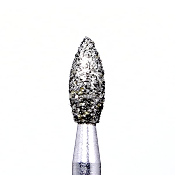 House Brand FG 368.020C Football Shaped, Coarse Grit Diamond Burs, 10/Pk