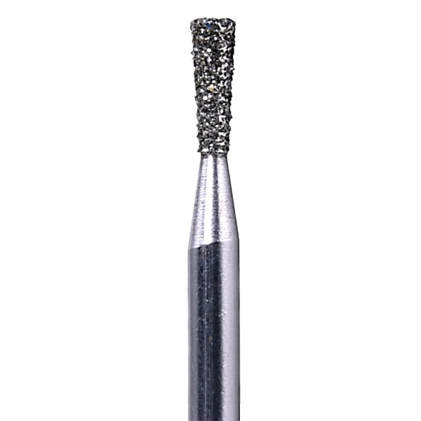 House Brand FG 807.014M Inverted Cone, Medium Grit Diamond Burs, 10/Pk