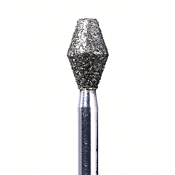 House Brand FG 811.033C Barrel Shaped, Coarse Grit Diamond Burs, 10/Pk