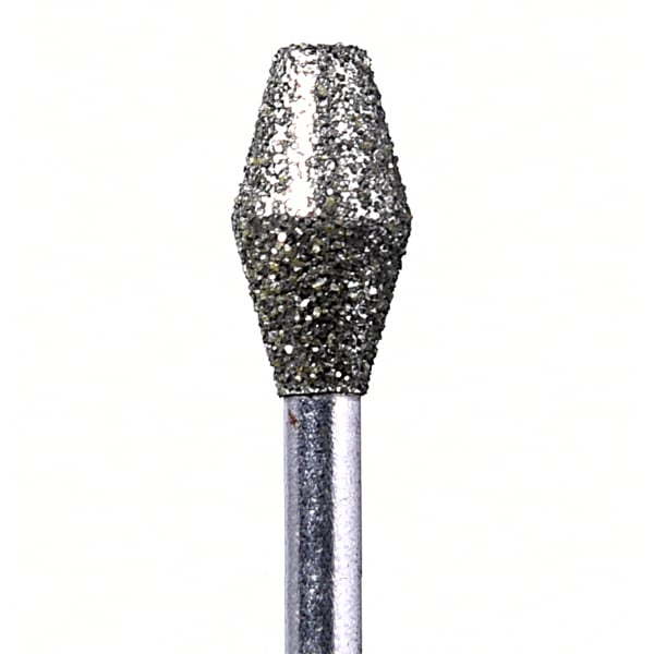 House Brand FG 811.037C Barrel Shaped, Coarse Grit Diamond Burs, 10/Pk