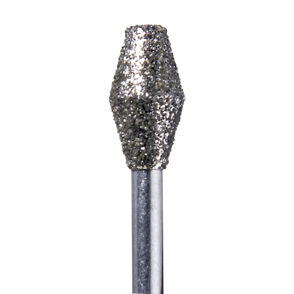 House Brand FG 811.037SC Barrel Shaped, Super Coarse Grit Diamond Burs, 10/Pk