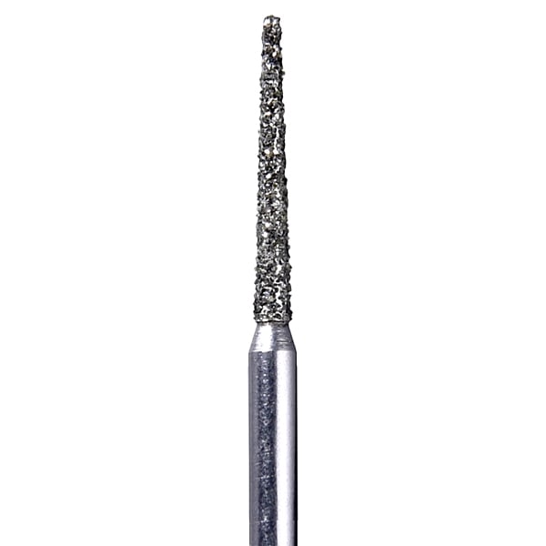 House Brand FG 850.012SC Round End Taper Diamond Bur, Super Coarse Grit, 10/Pk