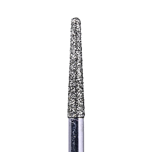 House Brand FG 850.018M Round End Taper, Medium Grit Diamond Burs, 10/Pk
