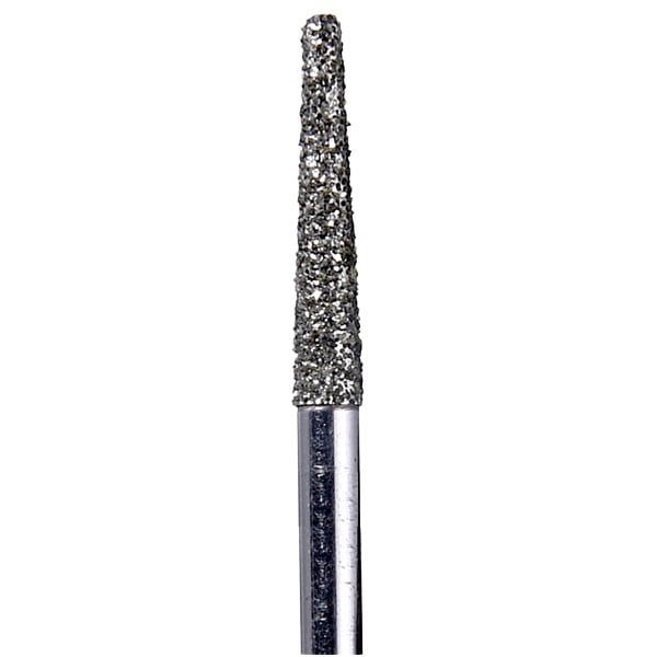 House Brand FG 850.018SC Round End Taper Diamond Bur, Super Coarse Grit, 10/Pk