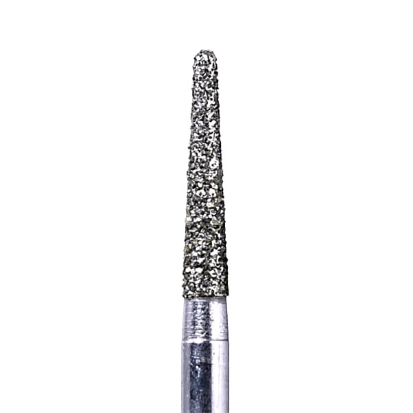 House Brand FG 856.016M Round End Taper, Medium Grit Diamond Burs, 10/Pk