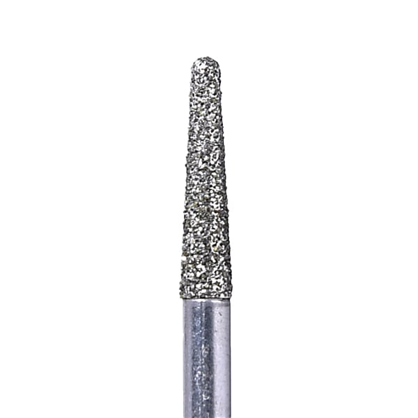 House Brand FG 856.018M Round End Taper, Medium Grit Diamond Burs, 10/Pk