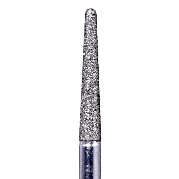 House Brand FG 856L.018F Round End Taper, Fine Grit Diamond Burs, 10/Pk