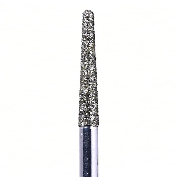 House Brand FG 856L.018M Round End Taper, Medium Grit Diamond Burs, 10/Pk