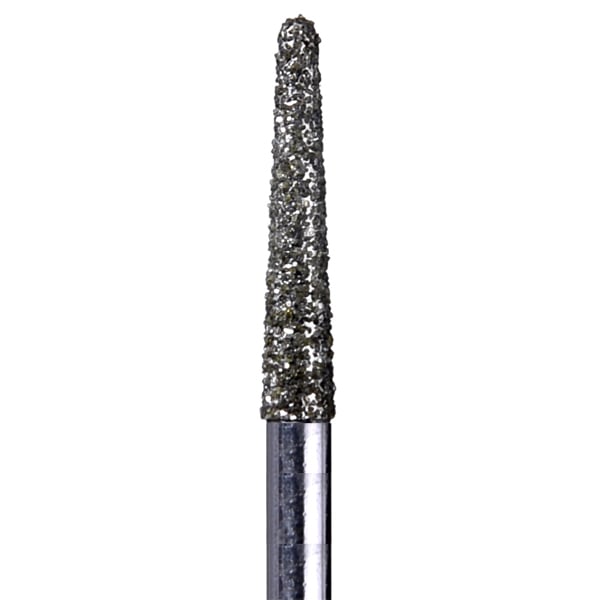 House Brand FG 856L.018SC Round End Taper Diamond Bur, Super Coarse Grit, 10/Pk