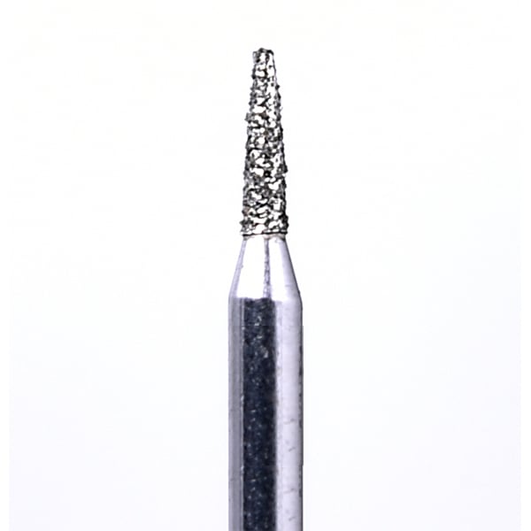 House Brand FG 860.010M Flame Shaped Medium Grit Diamond Bur, 10/Pk