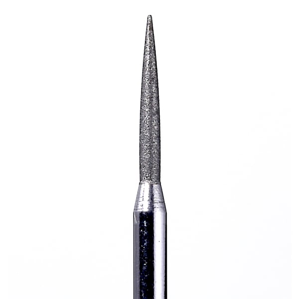 House Brand FG 862.012SF Flame Shaped Diamond Bur, Super Fine Grit, 10/Pk