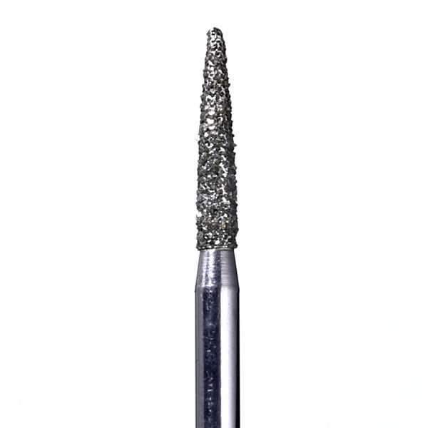 House Brand FG 862.014C Flame Shaped, Coarse Grit Diamond Burs, 10/Pk