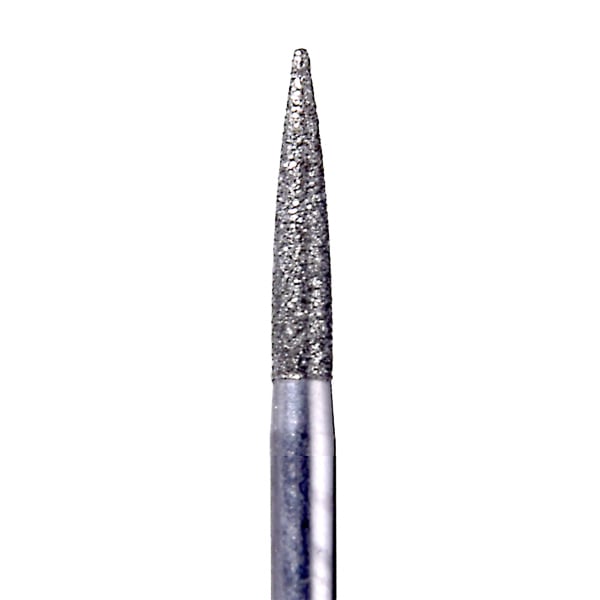 House Brand FG 862.016F Flame Shaped Fine Grit Diamond Bur, 10/Pk