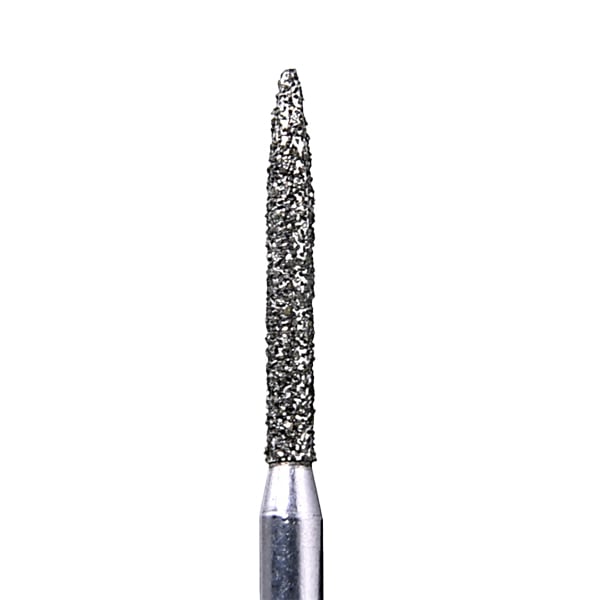 House Brand FG 863.012C Flame Shaped, Coarse Grit Diamond Burs, 10/Pk