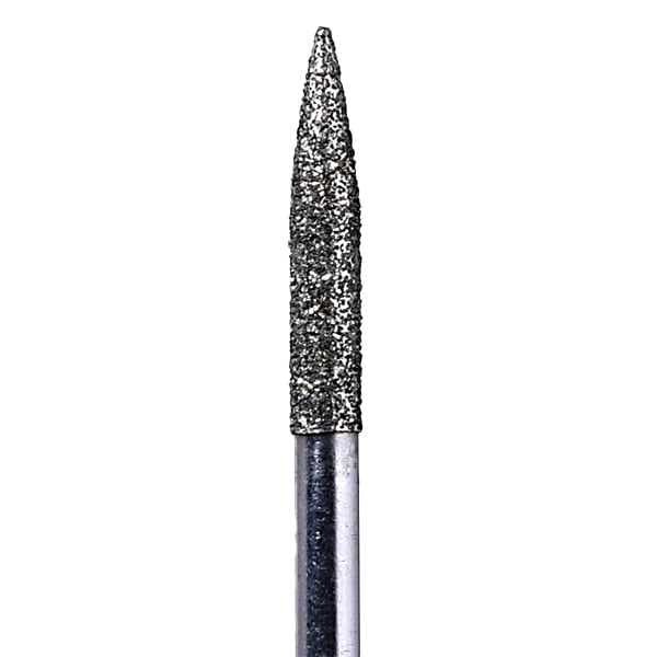 House Brand FG 863.018M Flame Shaped Medium Grit Diamond Burs, 10/Pk