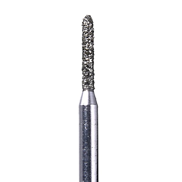 House Brand FG 877.010C Cylinder Beveled End, Coarse Grit Diamond Burs, 10/Pk