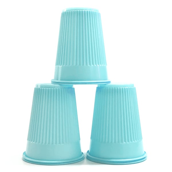 House Brand Blue 5 oz. Plastic Cups, 1000/Case