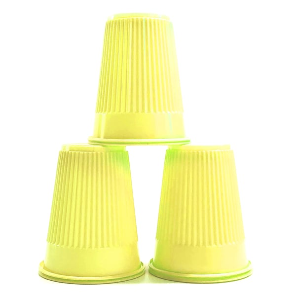 House Brand Yellow 5 oz. Plastic Cups, Case of 1000