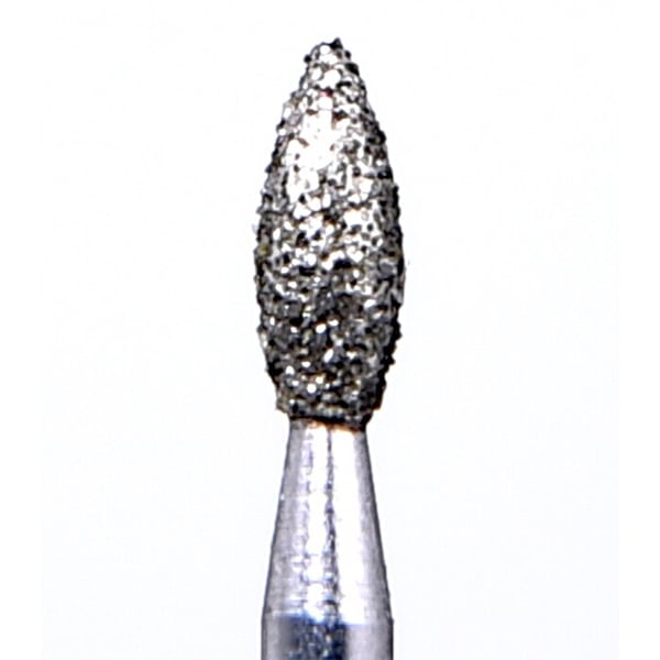 House Brand FG 368.018C Football Shaped Coarse Grit Diamond Bur, 10/Pk