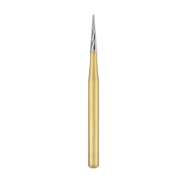 House Brand TFD-2 12-Blade Tapered Fissure Trimming & Finishing Carbide Bur, 10/Pk