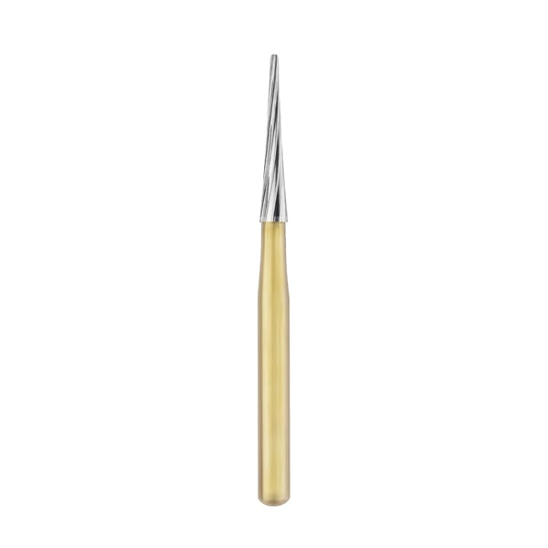 House Brand TFD-3 12 Blade Tapered Fissure Trimming & Finishing Carbide Bur, 10/Pk