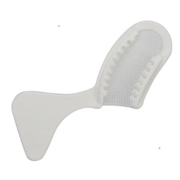 House Brand Quadrant Bite Registration/Impression Tray, Plastic with Non-Tear Mesh, 30/Box