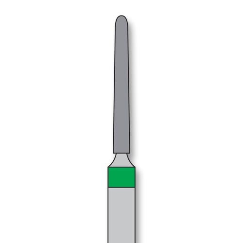 iSmile FG #850.012 C Round End Taper Diamond Bur, Coarse Grit, 5/Pk