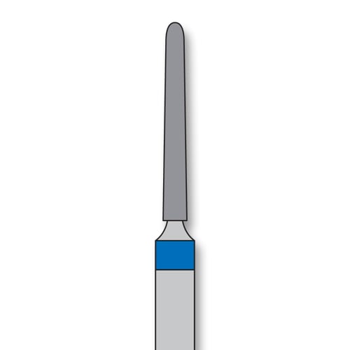 iSmile FG #850.012 M Round End Taper Diamond Bur, Medium Grit, 5/Pk