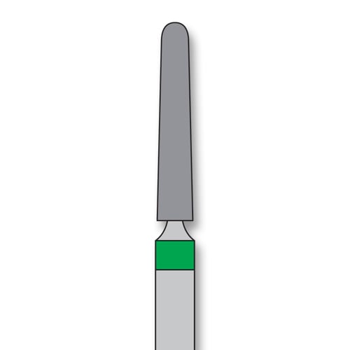 iSmile FG #850.018 C Round End Taper Diamond Bur, Coarse Grit, 5/Pk