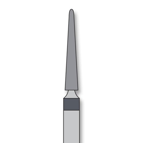 iSmile FG #850N.016 SC Round End Taper Diamond Bur, Super Coarse, 5/Pk