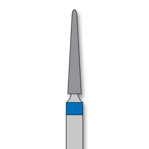 iSmile FG #850N.016 M Round End Taper Diamond Bur, Medium Grit, 5/Pk