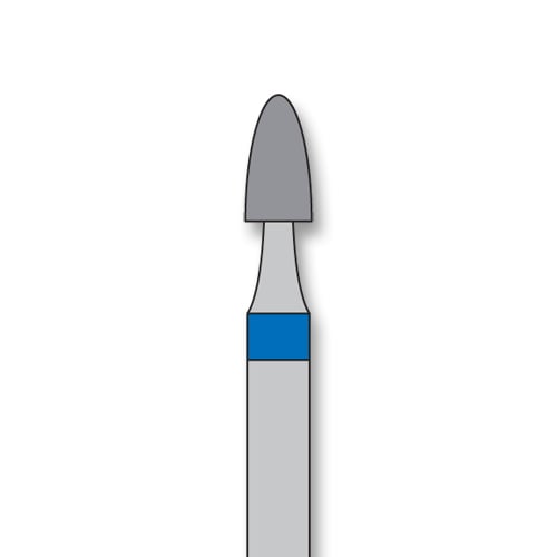 iSmile FG #390.021 M Round Tip Diamond Bur, Medium Grit, 2.1 mm Head, 5/Pk