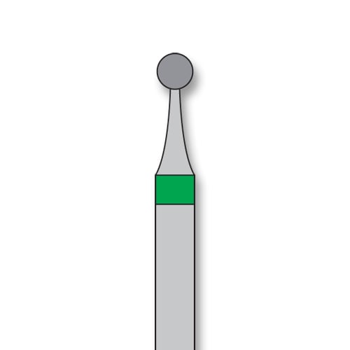 iSmile FG #801.018 C Round Diamond Bur, Coarse Grit, 1.8 mm Head, 5/Pk