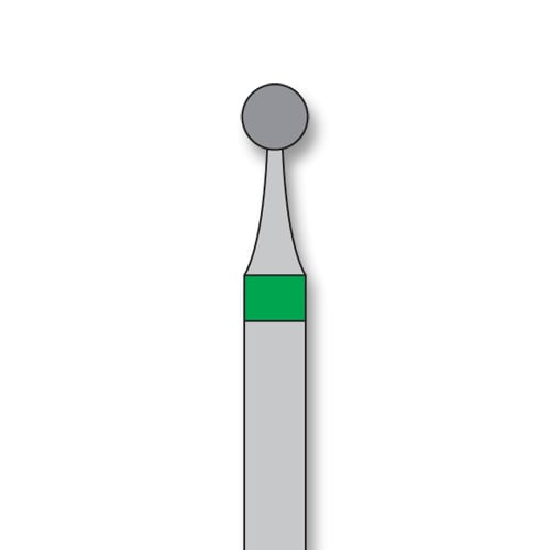 iSmile FG #801.021 C Round Diamond Bur, Coarse Grit, 2.1 mm Head, 5/Pk