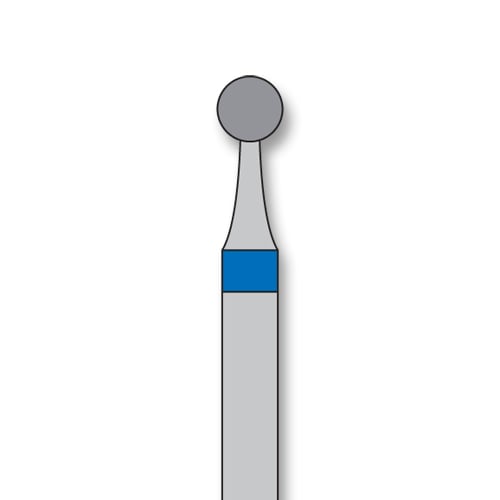 iSmile FG #801.023 M Round Diamond Bur, Medium Grit, 2.3 mm Head, 5/Pk