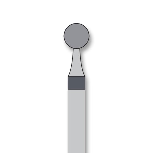 iSmile FG #801.029 SC Round Diamond Bur, Super Coarse, 2.9 mm Head, 5/Pk