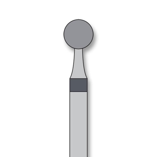 iSmile FG #801.033 SC Round Diamond Bur, Super Coarse, 3.3 mm Head, 5/Pk