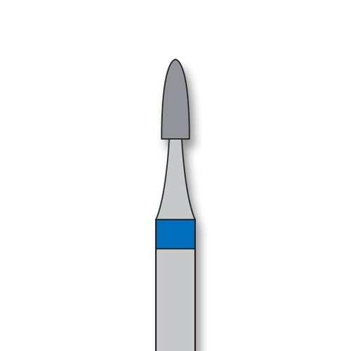 iSmile FG #860.014 M Flame Diamond Bur, Medium Grit, 5/Pk
