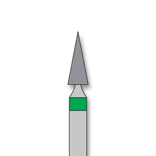 iSmile FG # 852.023 C Needle Diamond Bur, Coarse Grit, 2.3 mm Head, 5/Pk